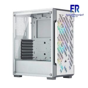 CORSAIR ICUE 220T RGB AIRFLOW TEMPERED GLASS WHITE MID TOWER CASE