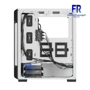 CORSAIR ICUE 220T RGB FRONT GLASS EDITION WHITE MID TOWER CASE