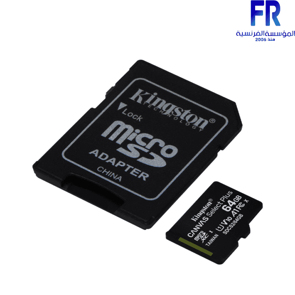 KINGSTON 64GB CLASS10 100MB/S MICRO SD Card