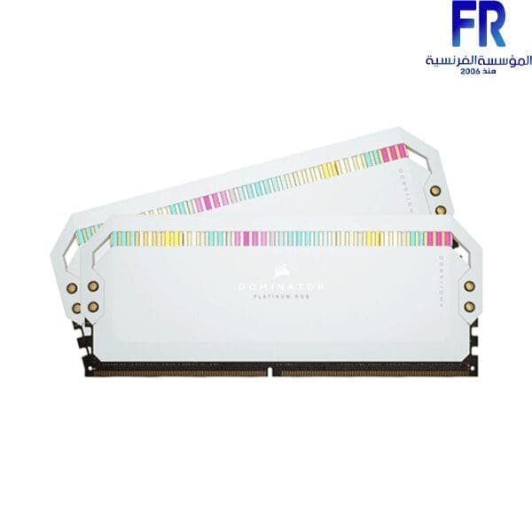CORSAIR DOMINATOR PLATINUM RGB WHITE 64GB (2 X 32GB) DDR5 5200MHZ DESKTOP Memory
