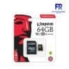 KINGSTON 64GB CLASS10 80MBS MICRO SD Card