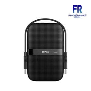 SILICON POWER ARMOR A60 1TB IPX4 WATER RESISTANT AND MIL-STD-810G SHOCK PROOF BLACK EXTERNAL HARD Drive