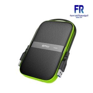 SILICON POWER ARMOR A60 1TB IPX4 WATER RESISTANT AND MIL-STD-810G SHOCK PROOF GREEN EXTERNAL HARD Drive