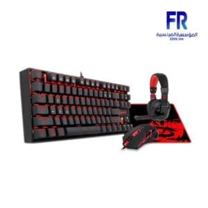 Redragon K552 BB 4 IN 1 Keyboard - Mouse - Mouse Pad - Headset Wired Gaming Essentials